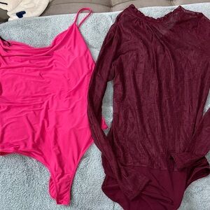 Bwear Burgundy Lace Bodysuit